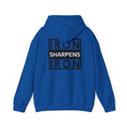 Men Hoodie - Proverbs 27:17 | IRON SHARPENS IRON