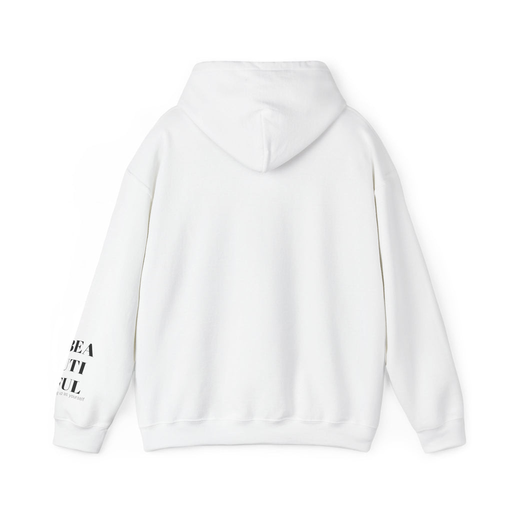 BEYOUtiful Hoodie | Faith Christian Heart Sleeve Design