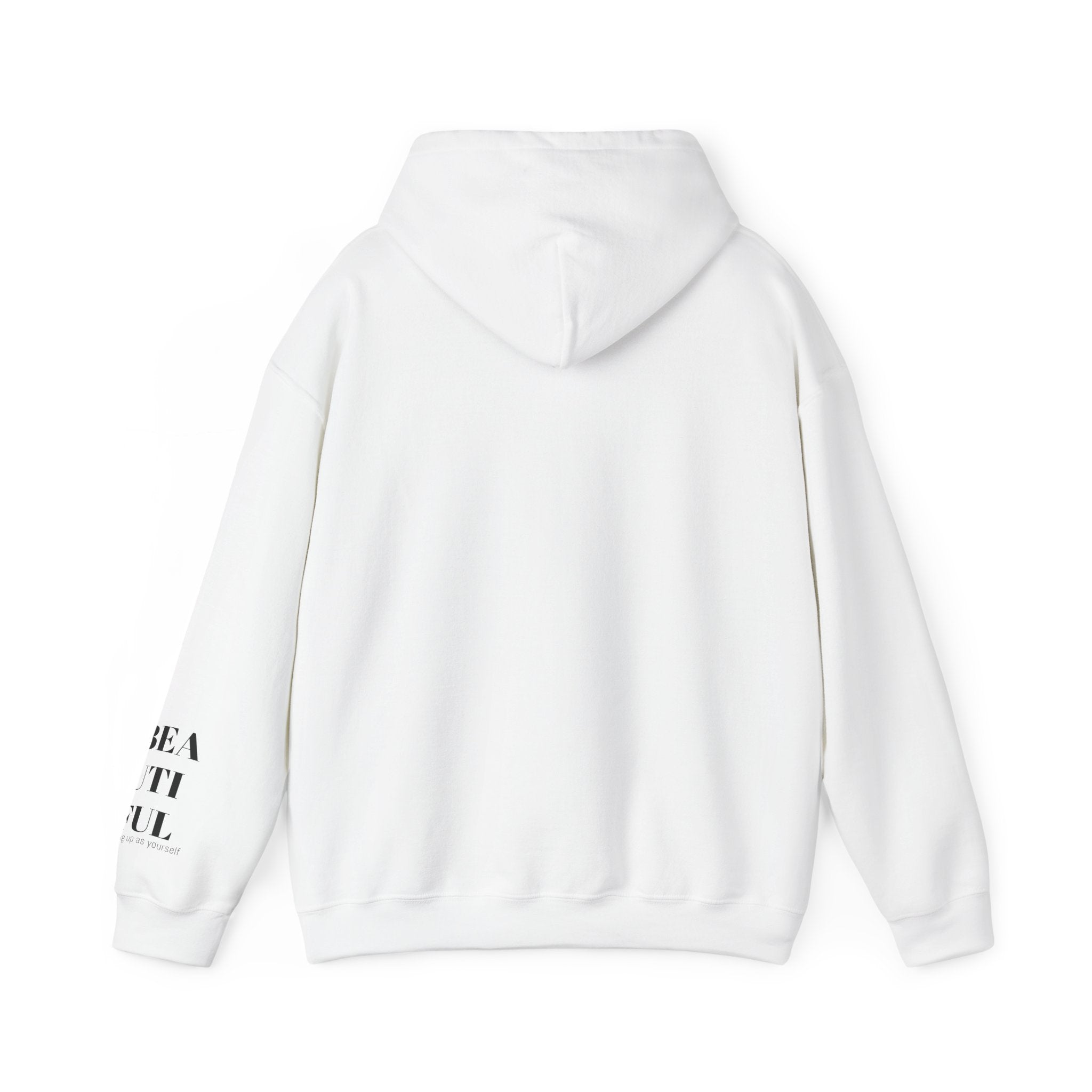 BEYOUtiful Hoodie | Faith Christian Heart Sleeve Design