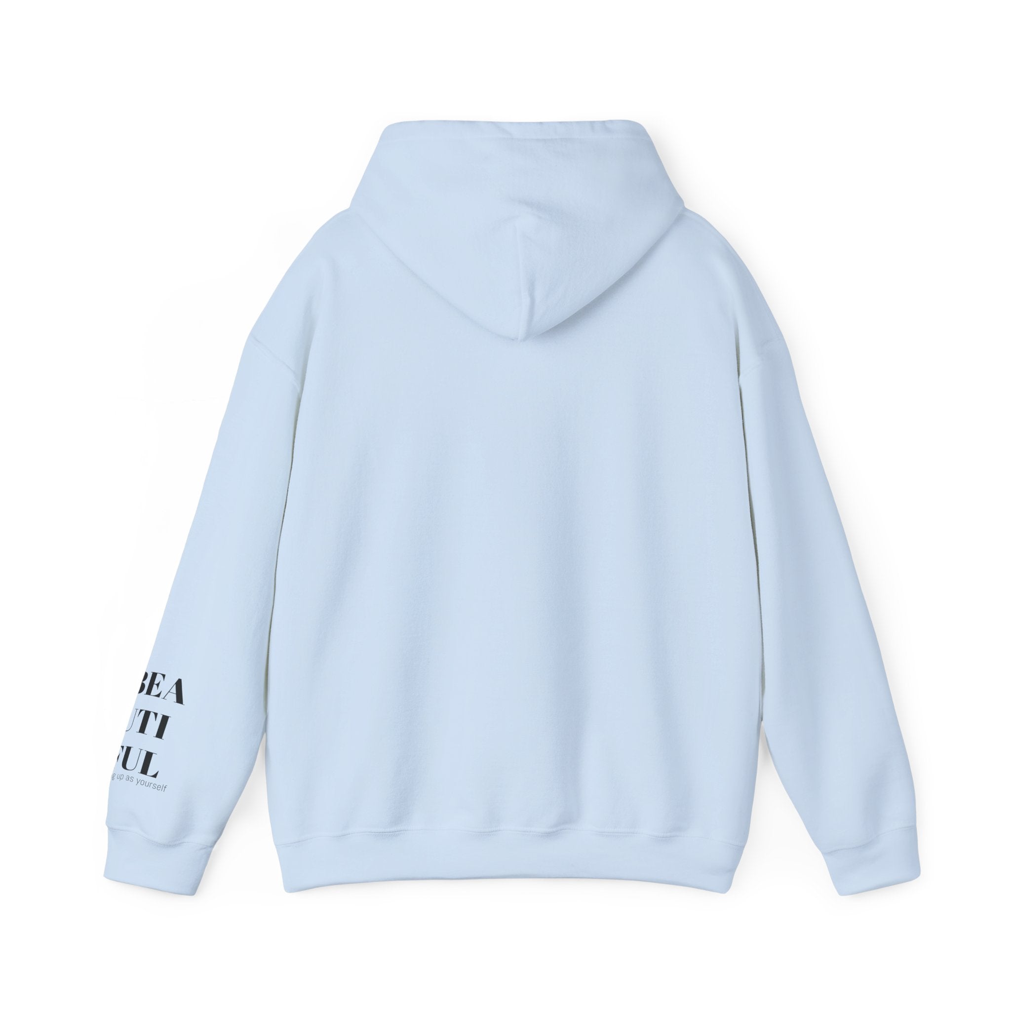 BEYOUtiful Hoodie | Faith Christian Heart Sleeve Design