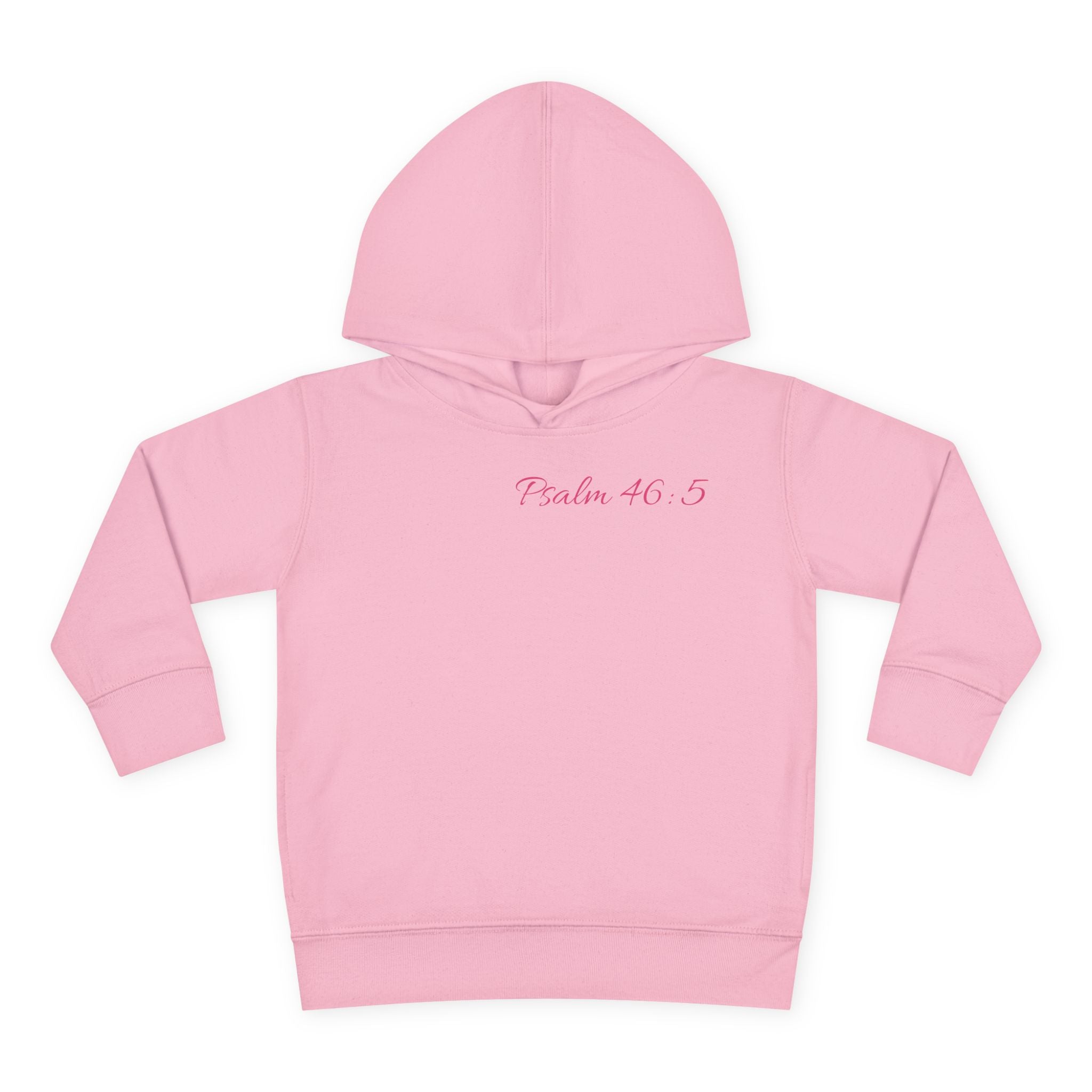 Girls Cow Hoodie with “Psalm 46:5” Scripture