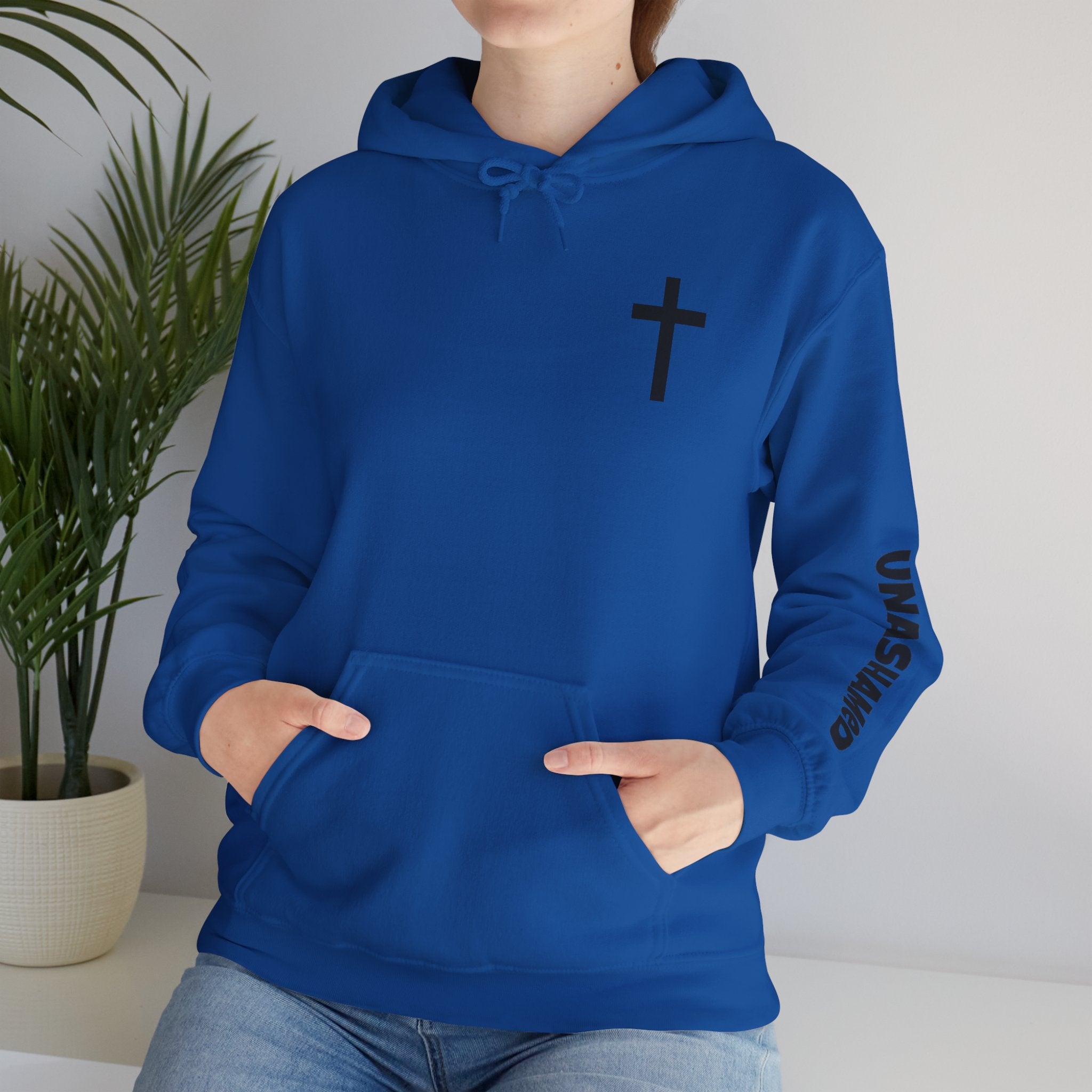 Men & Women Hoodies (Unisex) - Matthew 7: 8 Cross Hoodie | Bible Verse Scripture