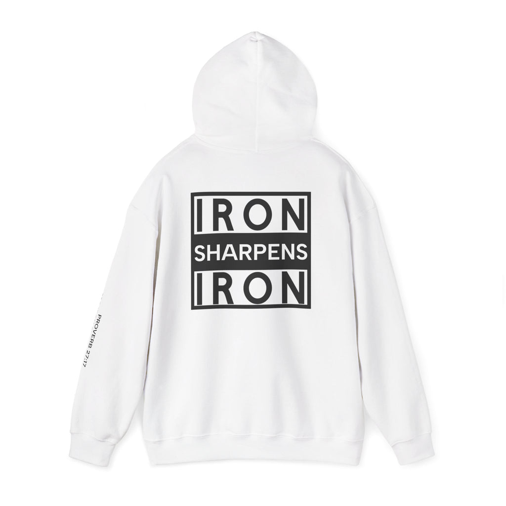 Men Hoodie - Proverbs 27:17 | IRON SHARPENS IRON