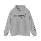 BEYOUtiful Hoodie | Faith Christian Heart Sleeve Design