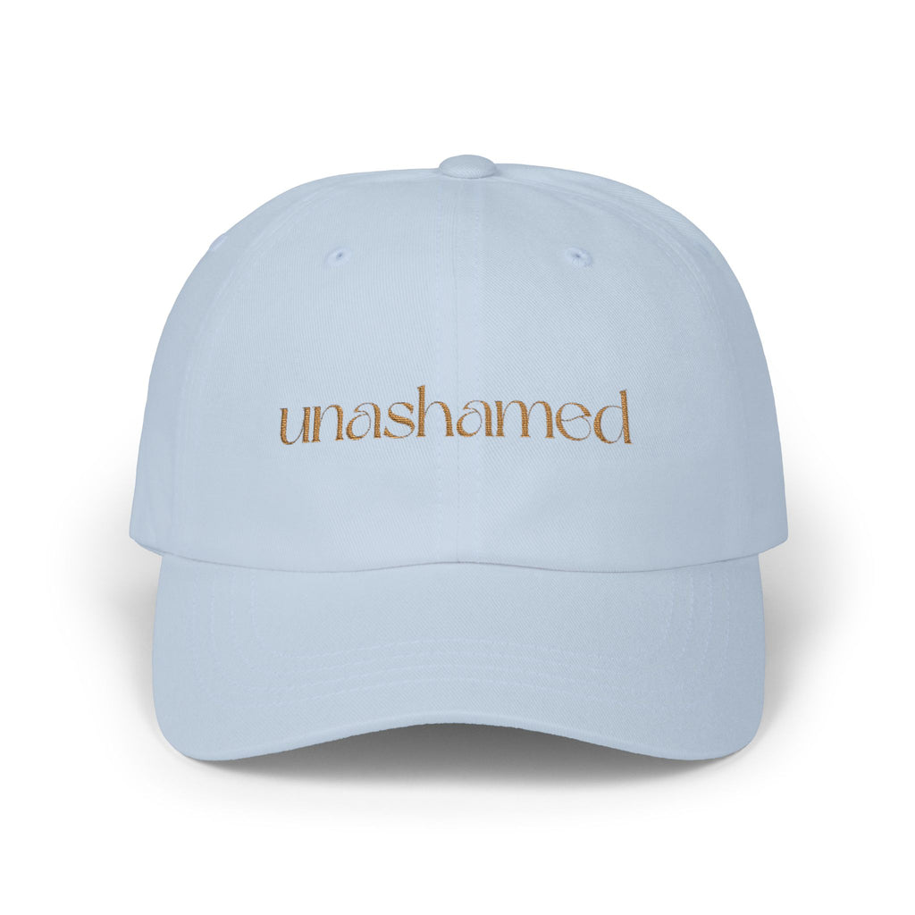 Men & Women CAP | UNASHAMED (beige font)
