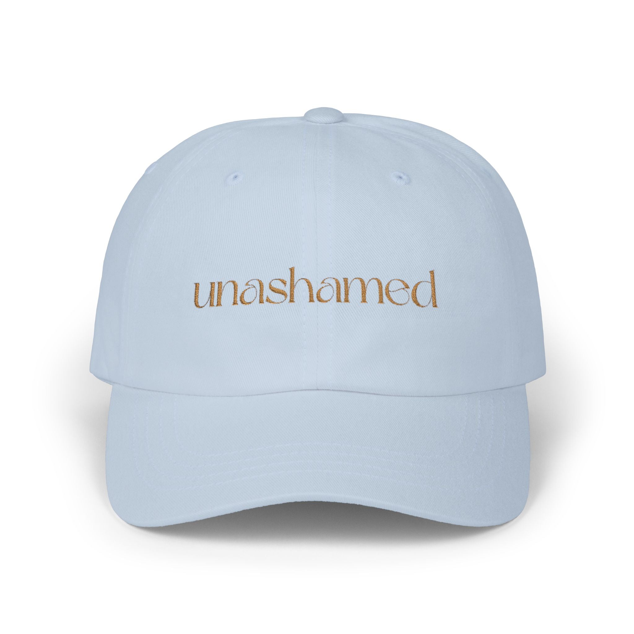 Men & Women CAP | UNASHAMED (beige font)