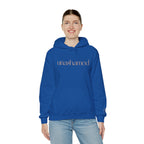 Men & Women Hoodies (Unisex) - I am UNASHAMED beige font