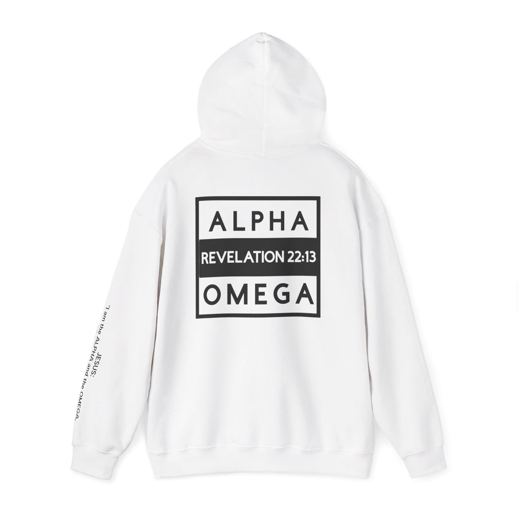 Men Hoodie - Revelation 22:13 | ALPHA AND OMEGA