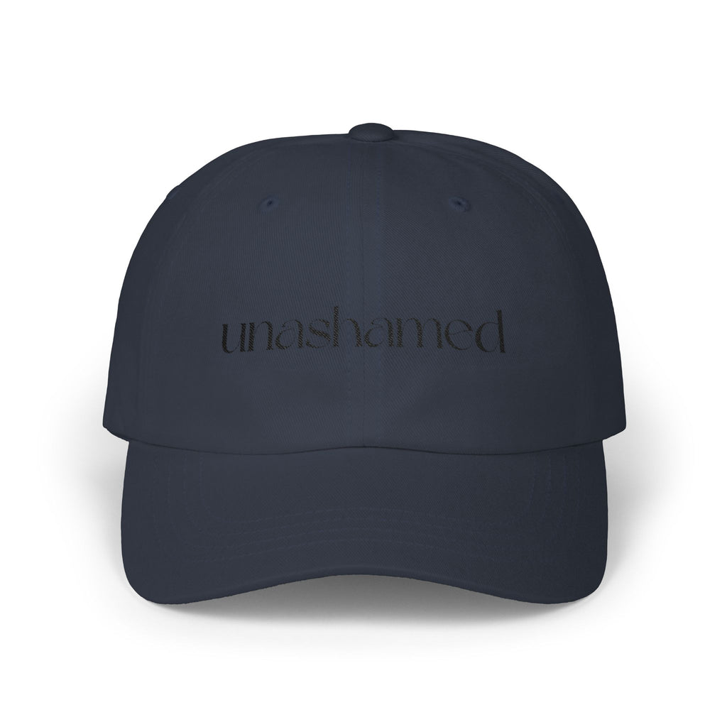 Men & Women CAP | UNASHAMED (black font)