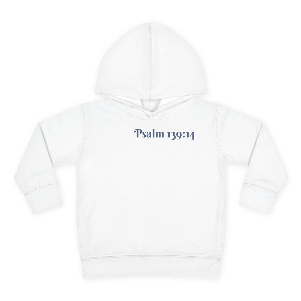 Boys Elephant Hoodie with "Psalm 139:14" Scripture