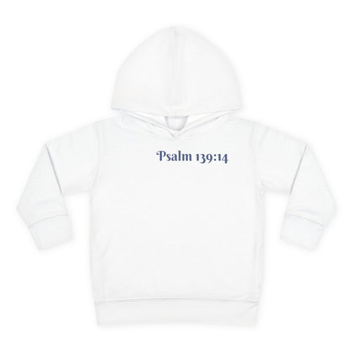 Boys Elephant Hoodie with "Psalm 139:14" Scripture