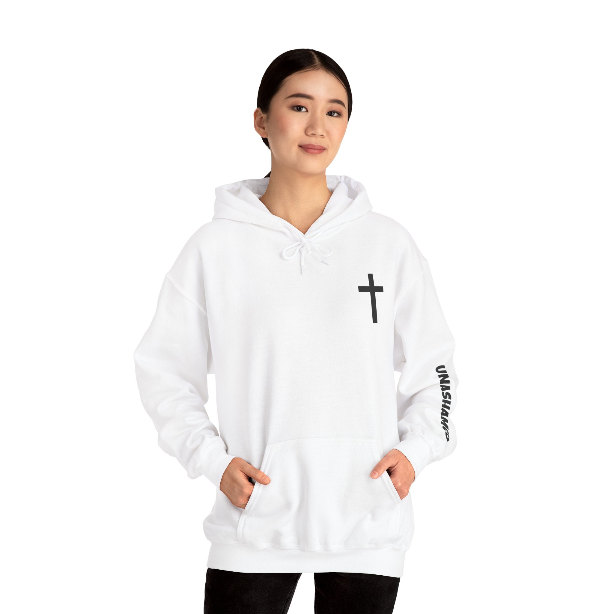 Men & Women Hoodie (Unisex) - Matthew 6: 9-15 Cross Hoodie | Bible Verse Scripture