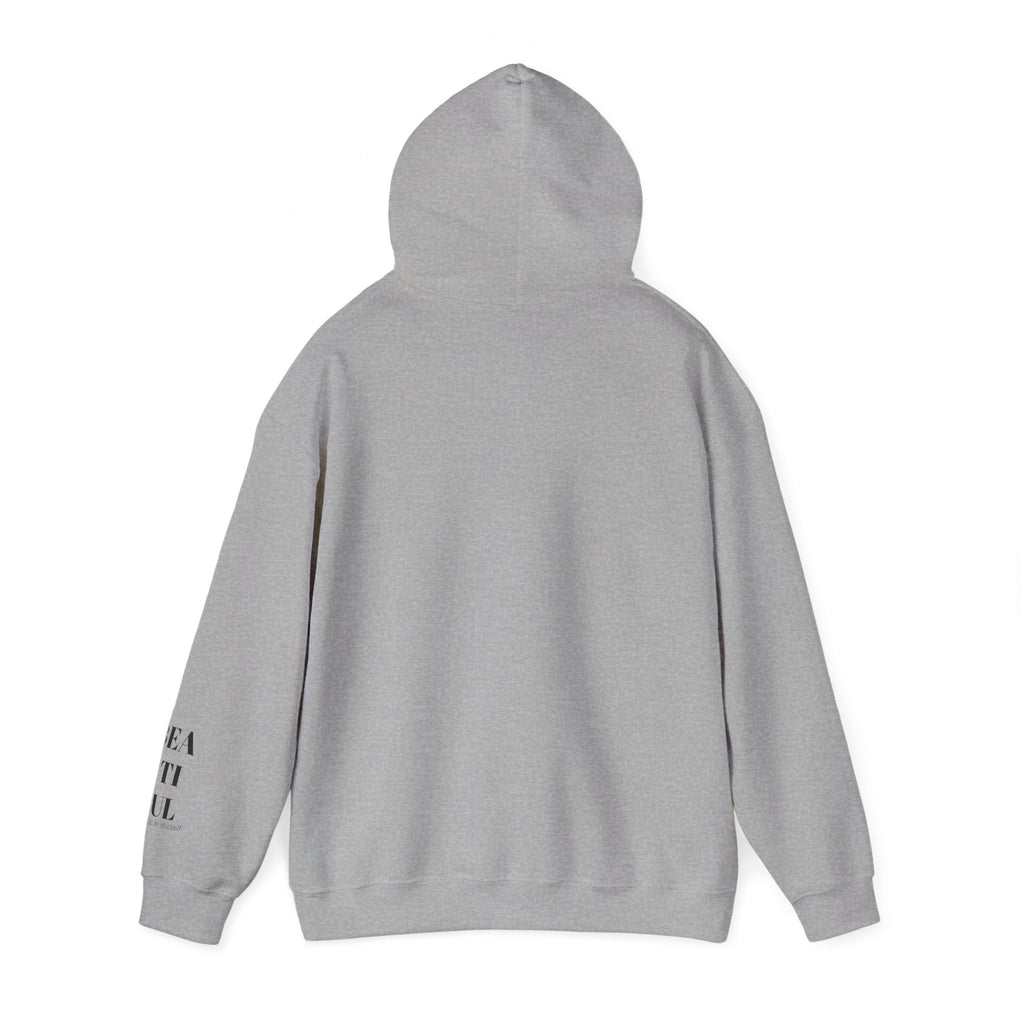 BEYOUtiful Hoodie | Faith Christian Heart Sleeve Design