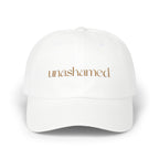 Men & Women CAP | UNASHAMED (beige font)