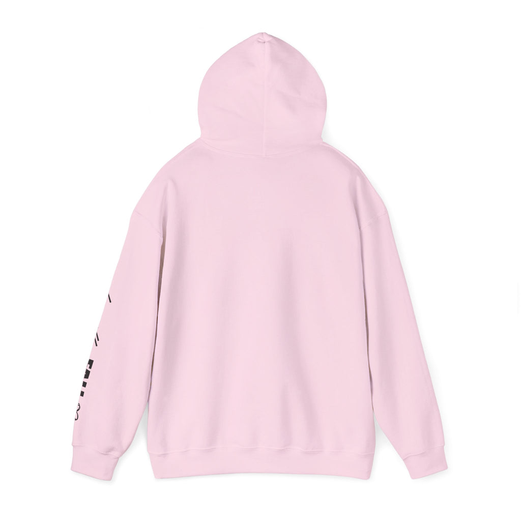 God is Within Her Hoodie | Faith Christian Heart Sleeve Design
