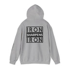 Men Hoodie - Proverbs 27:17 | IRON SHARPENS IRON