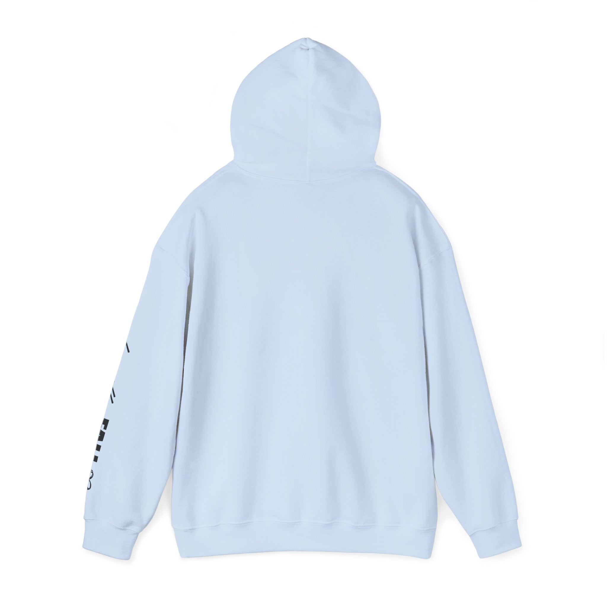 God is Within Her Hoodie | Faith Christian Heart Sleeve Design