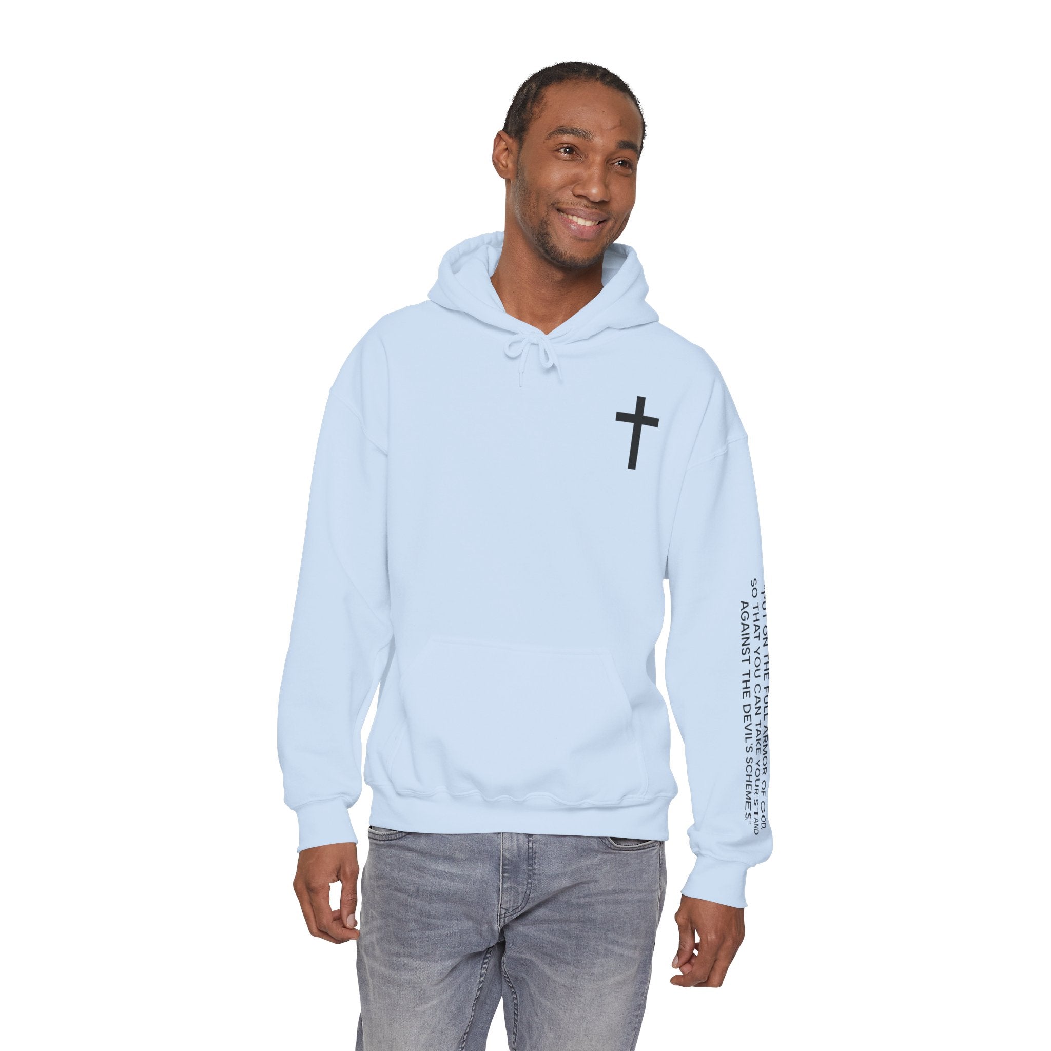 Men Hoodie - Ephesians 6:11 | ARMOR OF GOD