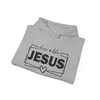 Love like Jesus Hoodie | Faith Christian Heart Sleeve Design