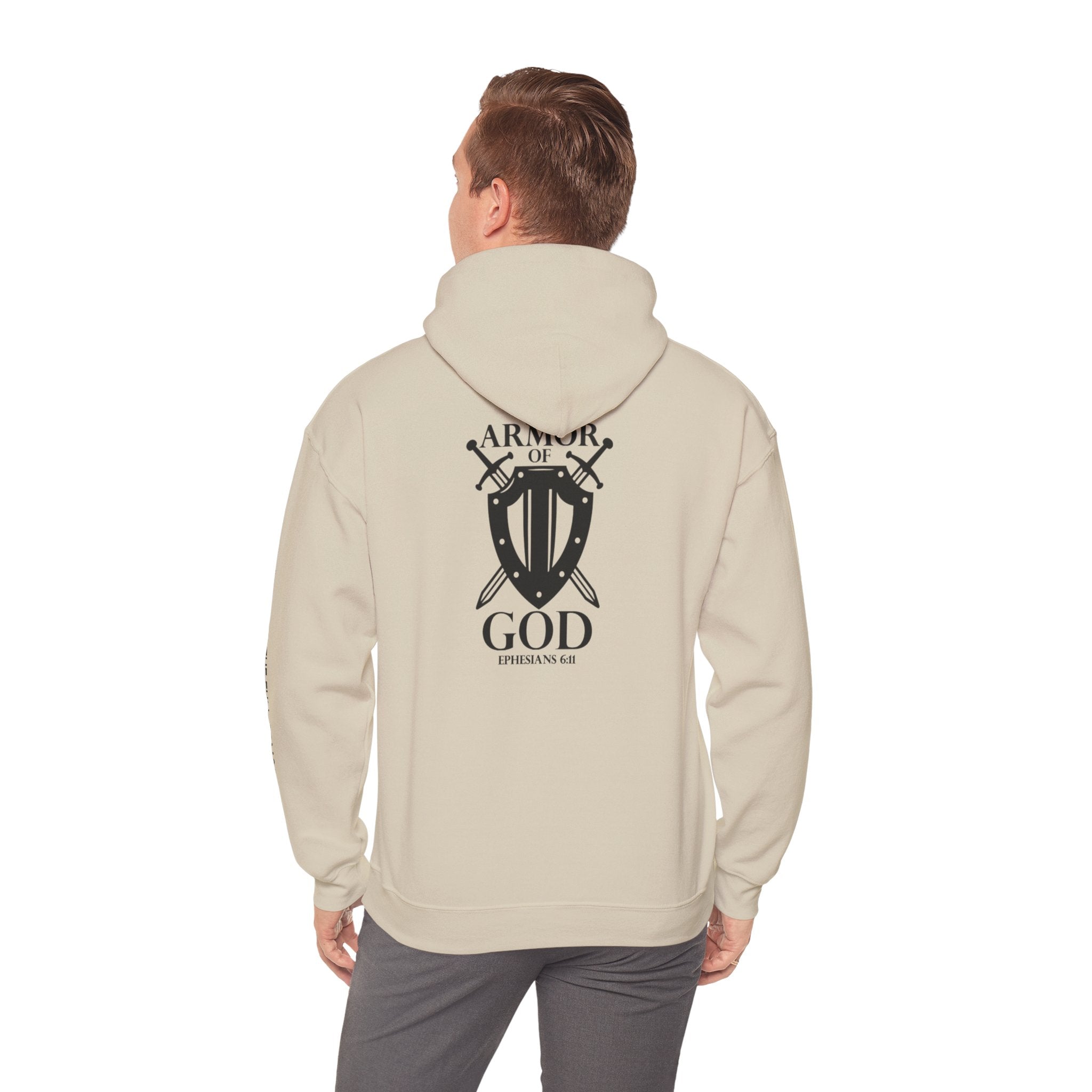 Men Hoodie - Ephesians 6:11 | ARMOR OF GOD