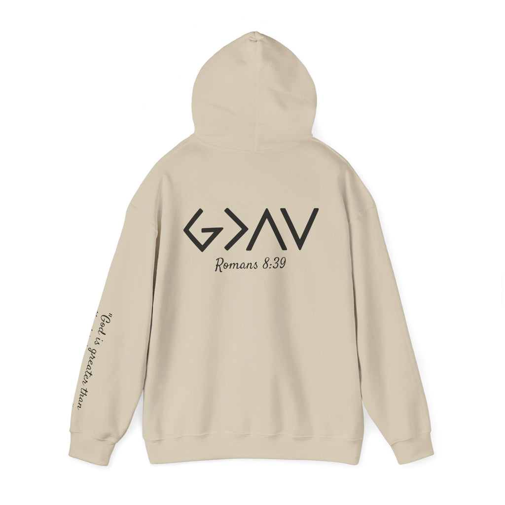 Women Hoodie - Romans 8:39 | GOD IS GREATER THAN MY HIGHS AND LOWS