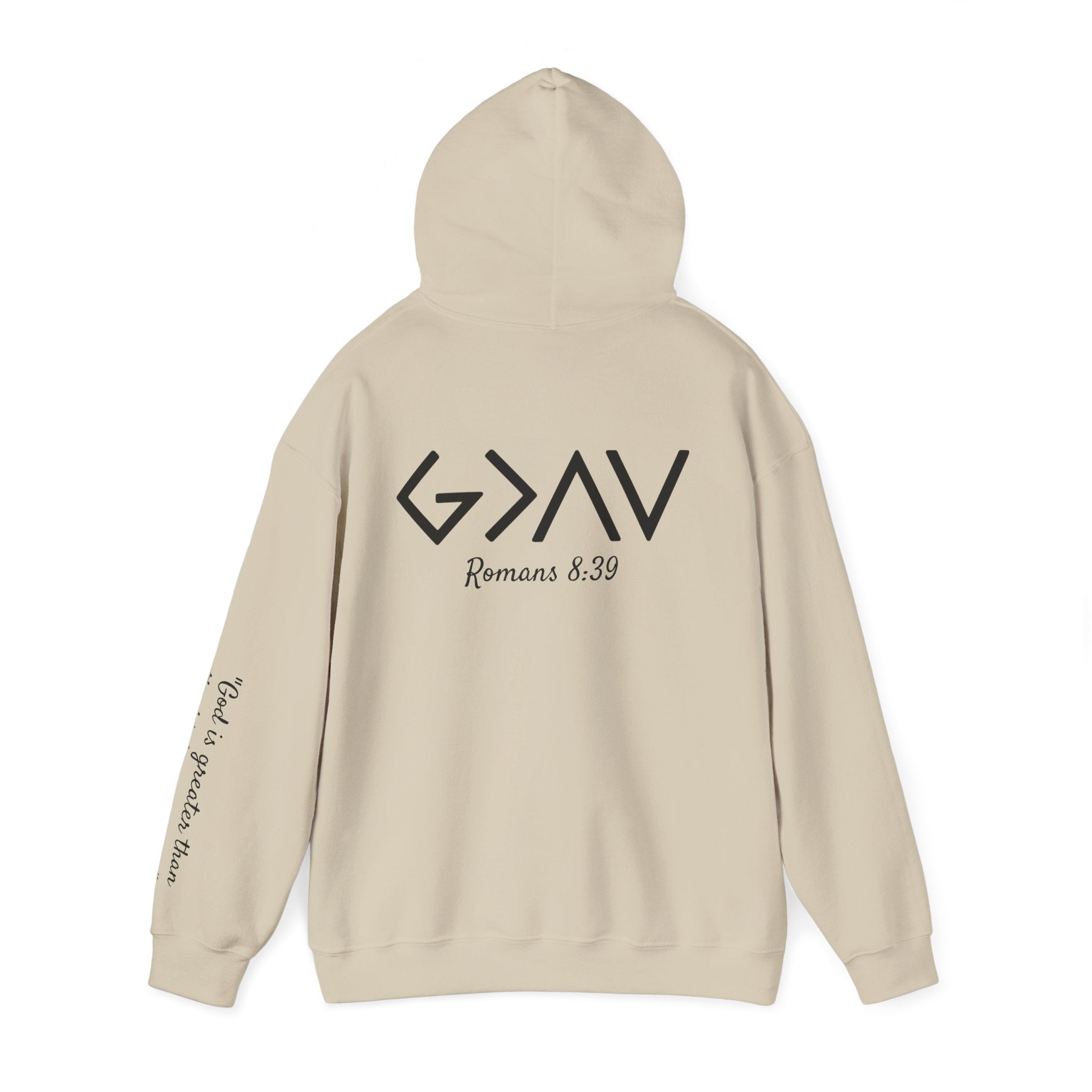 Women Hoodie - Romans 8:39 | GOD IS GREATER THAN MY HIGHS AND LOWS