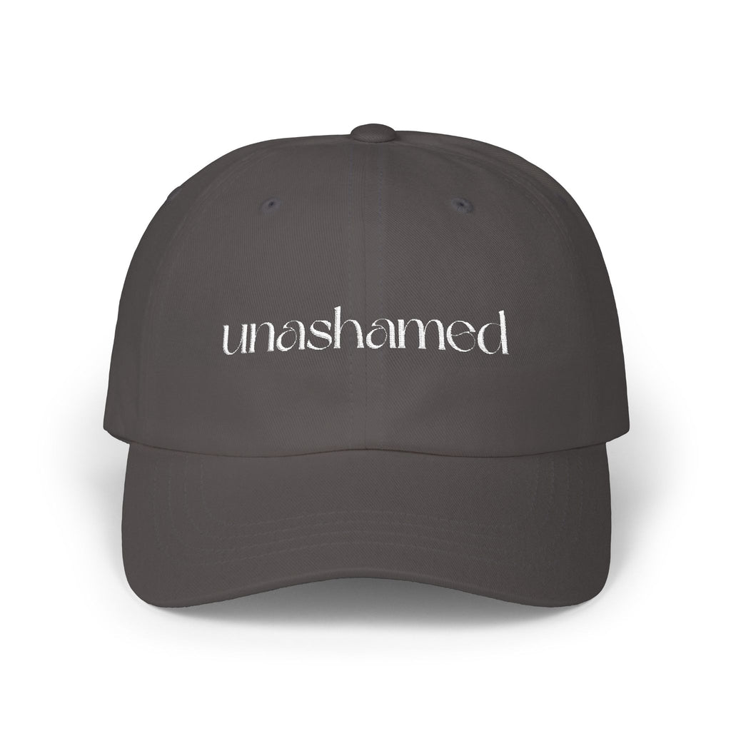 Men & Women CAP | UNASHAMED (white font)