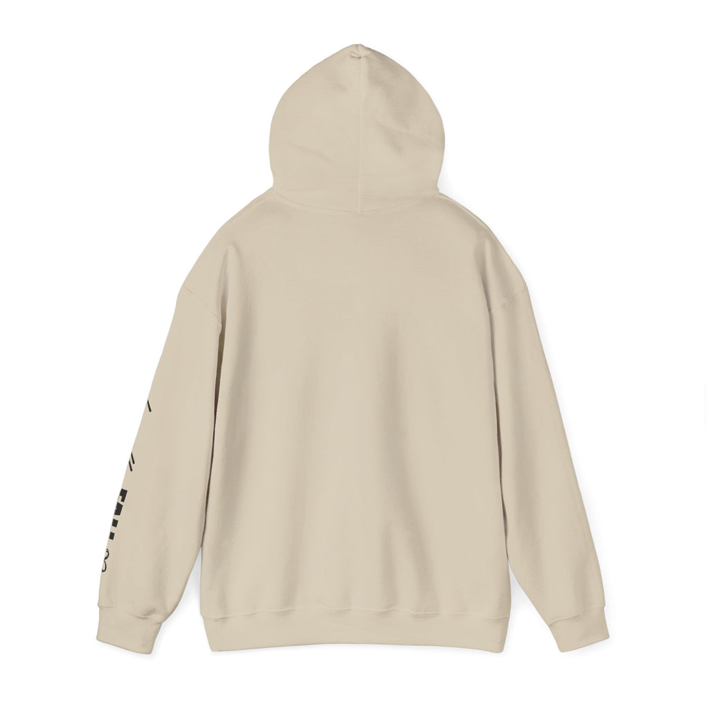 God is Within Her Hoodie | Faith Christian Heart Sleeve Design