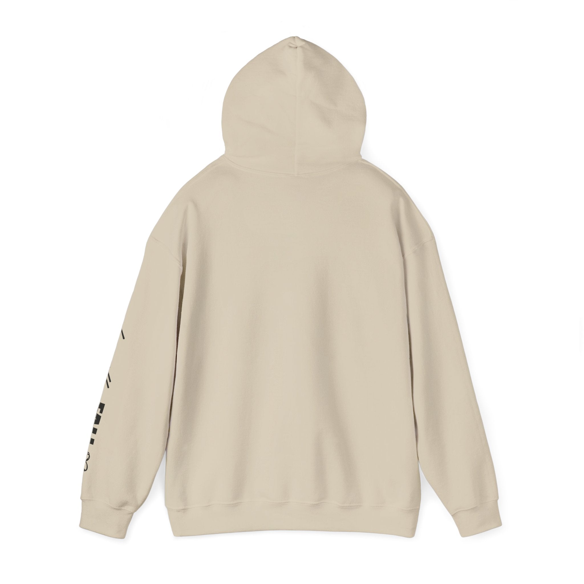 God is Within Her Hoodie | Faith Christian Heart Sleeve Design