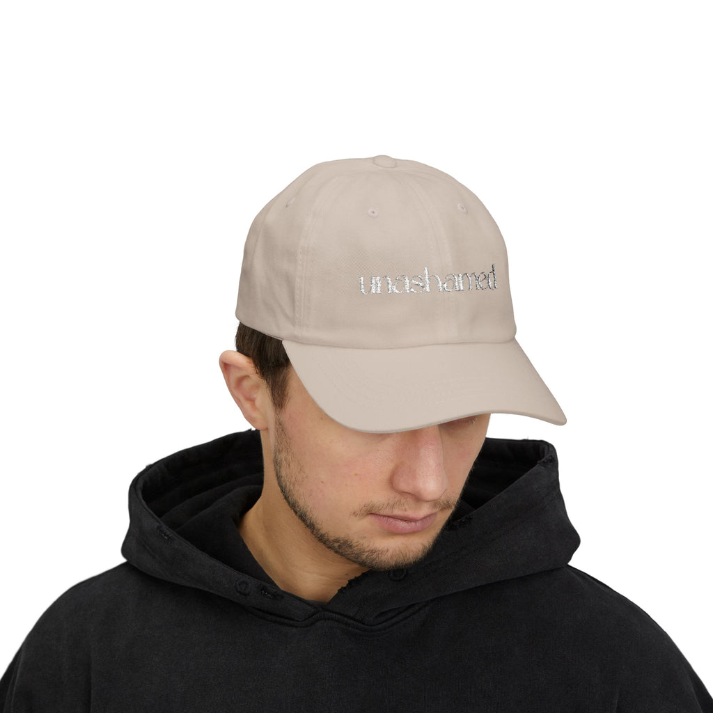 Men & Women CAP | UNASHAMED (white font)