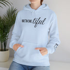 BEYOUtiful Hoodie | Faith Christian Heart Sleeve Design
