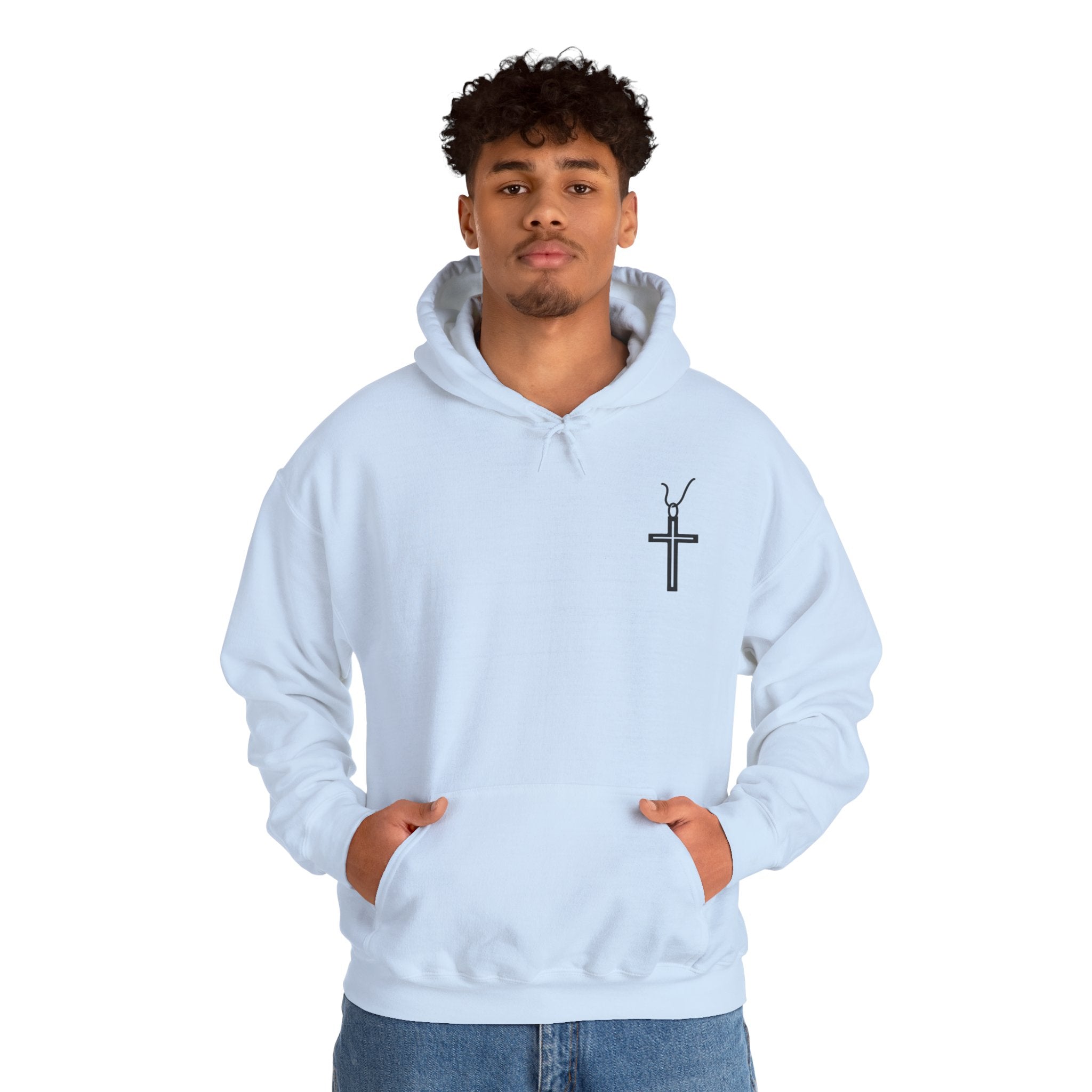Men Hoodie - Josua 24:15 | MAN OF GOD RISE UP AND LEAD