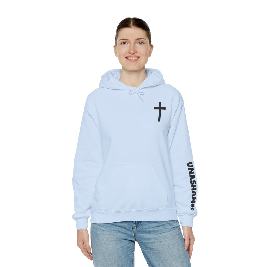 Men & Women Hoodies (Unisex) - Matthew 7:7 Cross Hoodie | Bible Verse Scripture