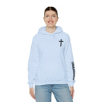 Men & Women Hoodies (Unisex) - Matthew 7:7 Cross Hoodie | Bible Verse Scripture