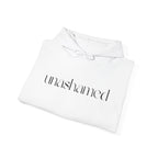 Men & Women Hoodies (Unisex) - I am UNASHAMED black font