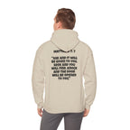 Men & Women Hoodies (Unisex) - Matthew 7:7 Cross Hoodie | Bible Verse Scripture