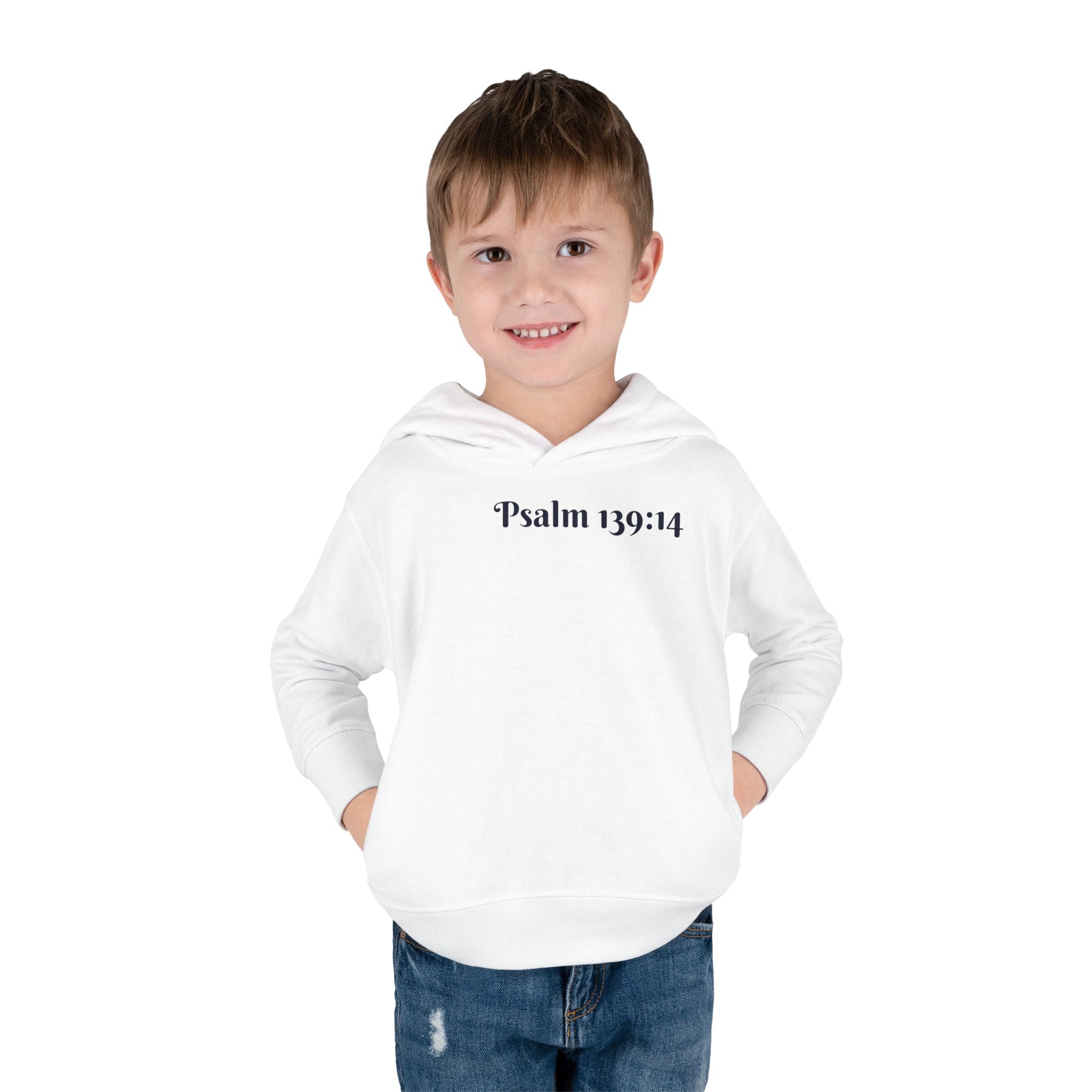 Boys Leopard Hoodie with "Psalm 139:14" Scripture