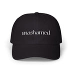 Men & Women CAP | UNASHAMED (white font)