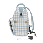 Boys Bear Baby Diaper Backpack with "Psalm 139:14" Scripture