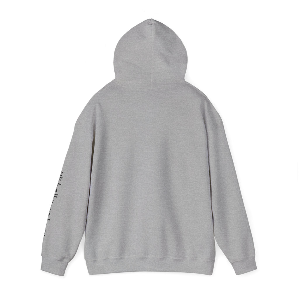 Trust in the Lord Hoodie | Faith Christian Heart Sleeve Design