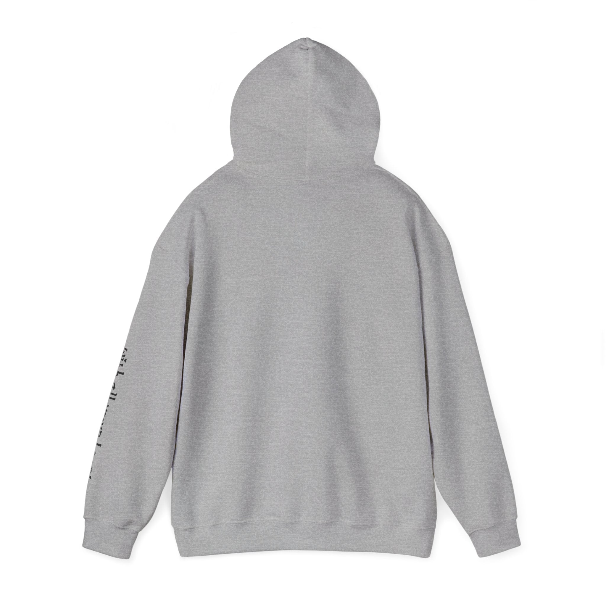 Trust in the Lord Hoodie | Faith Christian Heart Sleeve Design
