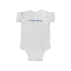 Boys Bear Infant Bodysuit  with "Psalm 139:14" Scripture