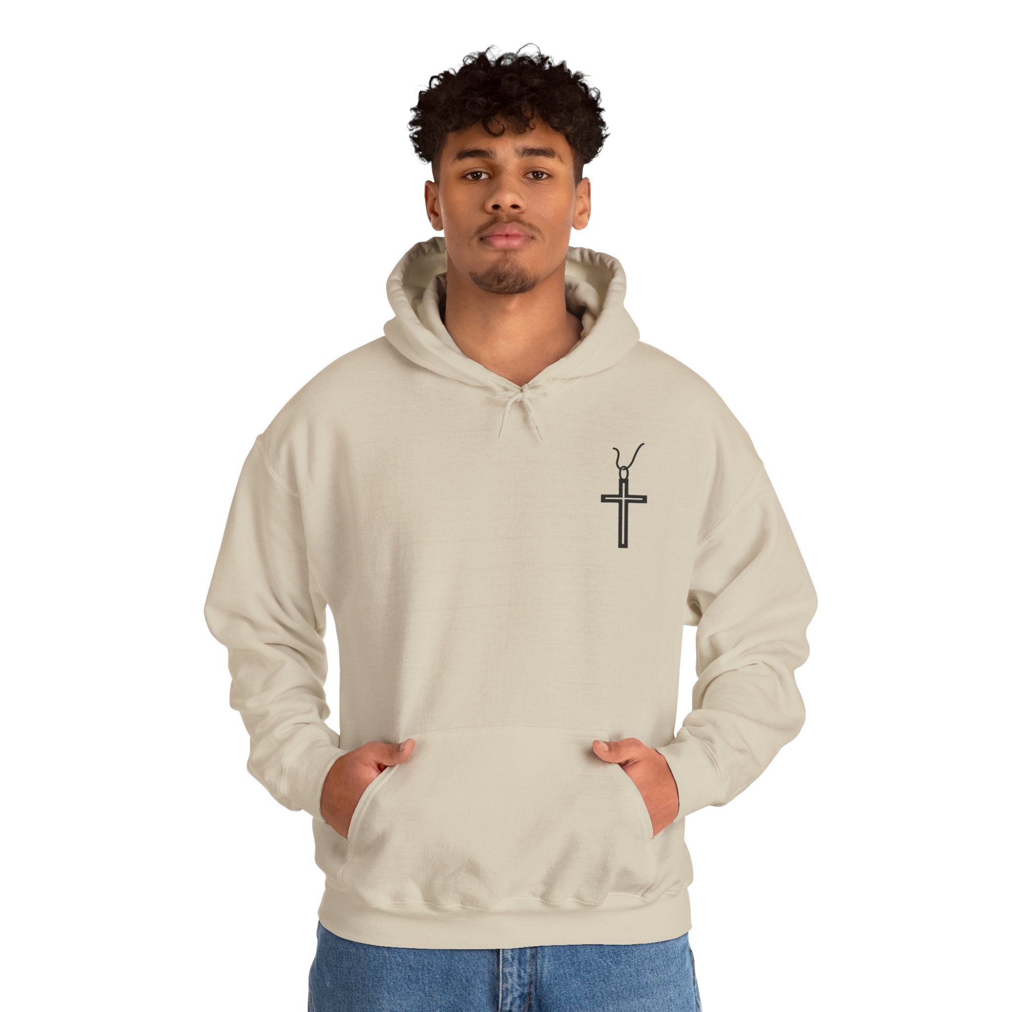 Men Hoodie - Josua 24:15 | MAN OF GOD RISE UP AND LEAD