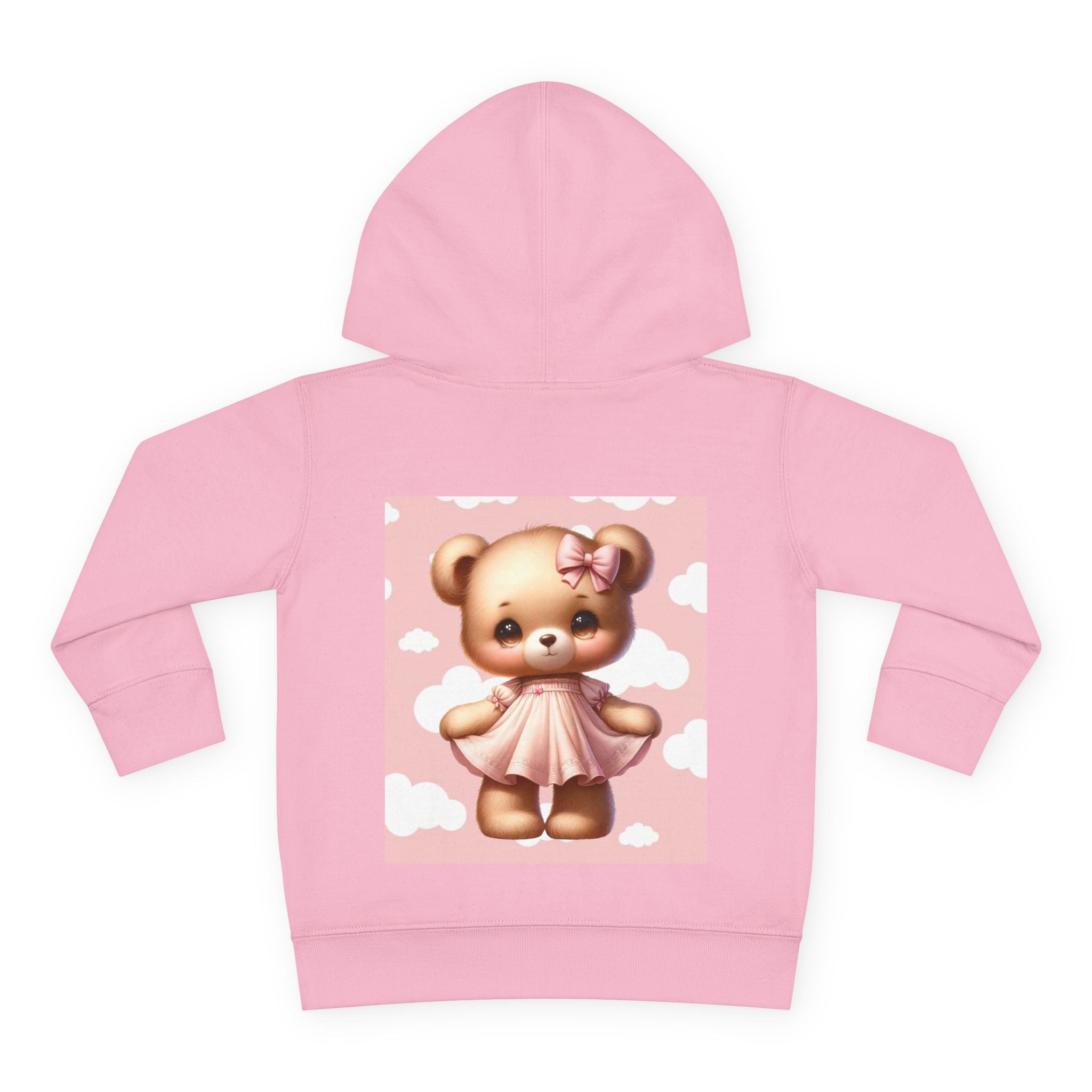 Girls Bear Hoodie with “Psalm 46:5” Scripture