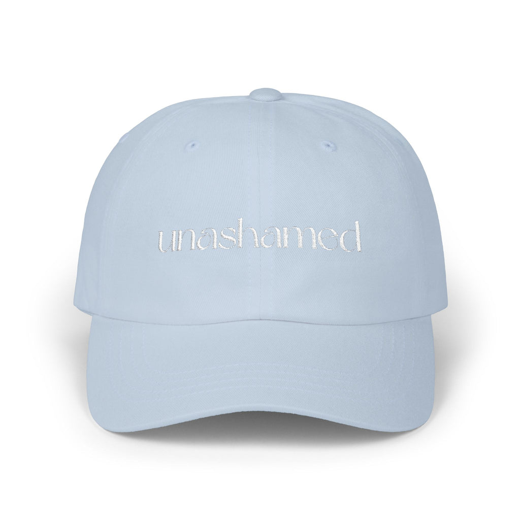 Men & Women CAP | UNASHAMED (white font)
