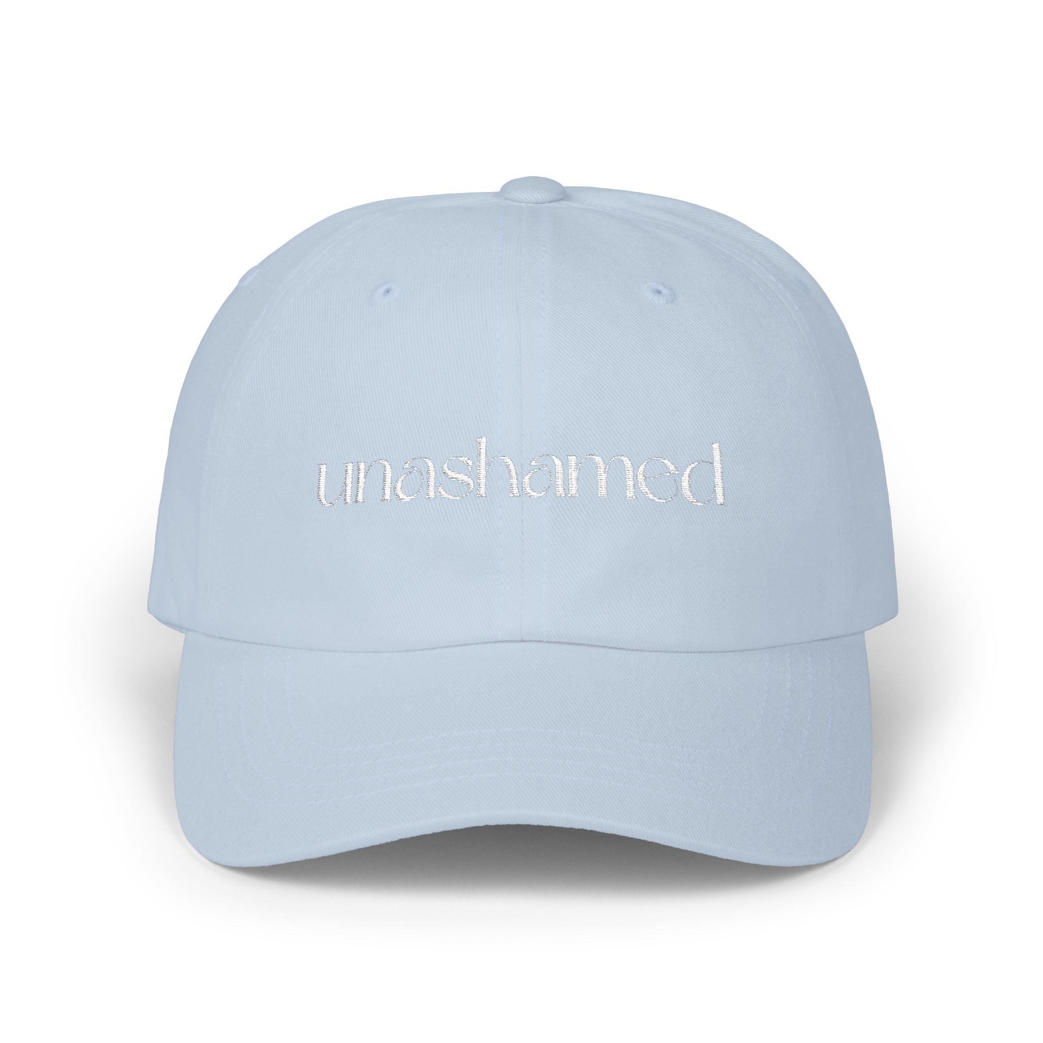 Men & Women CAP | UNASHAMED (white font)