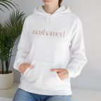Men & Women Hoodies (Unisex) - I am UNASHAMED beige font