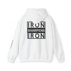 Men Hoodie - Proverbs 27:17 | IRON SHARPENS IRON