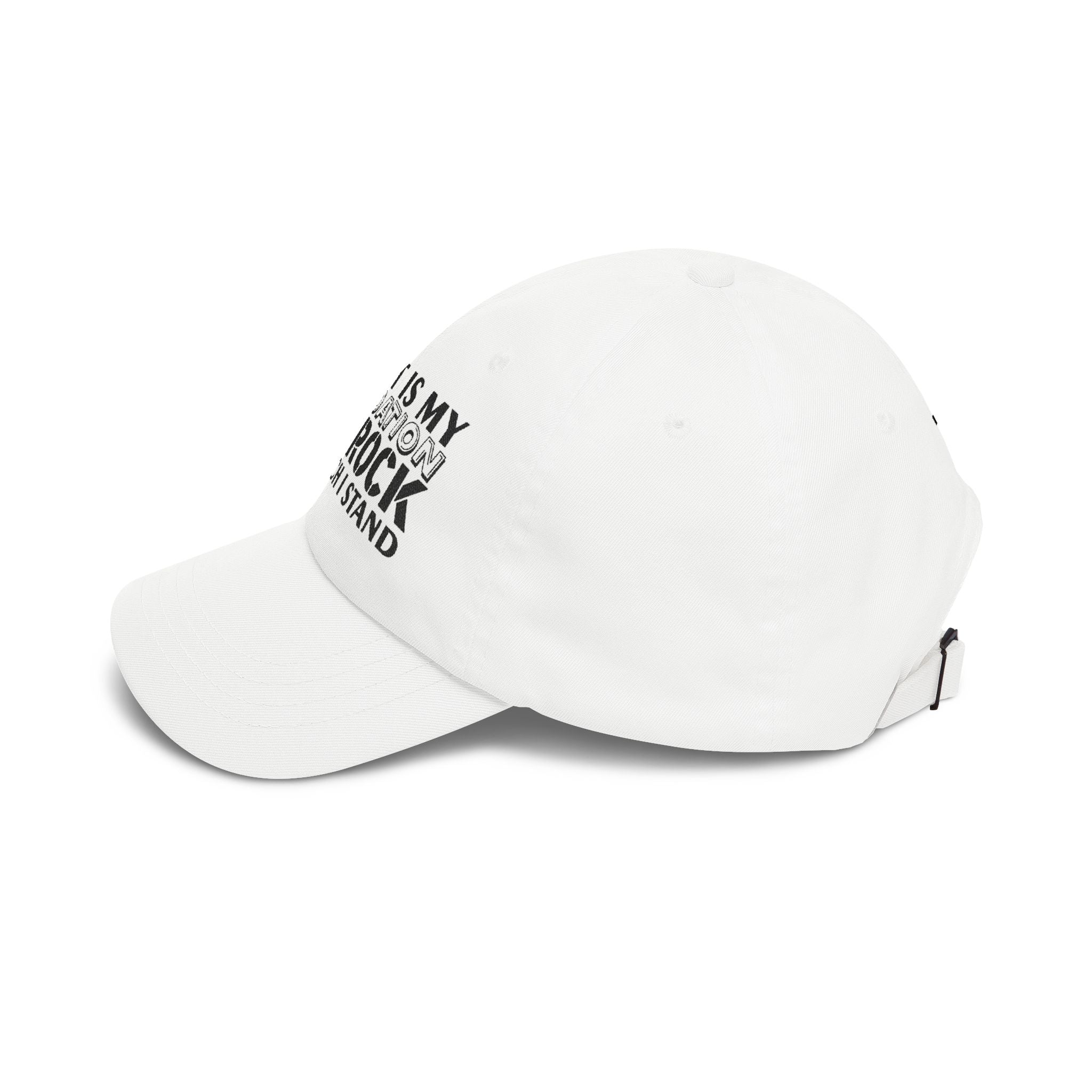 Men CAP | CHRIST IS MY FOUNDATION THE ROCK ON WHICH I STAND
