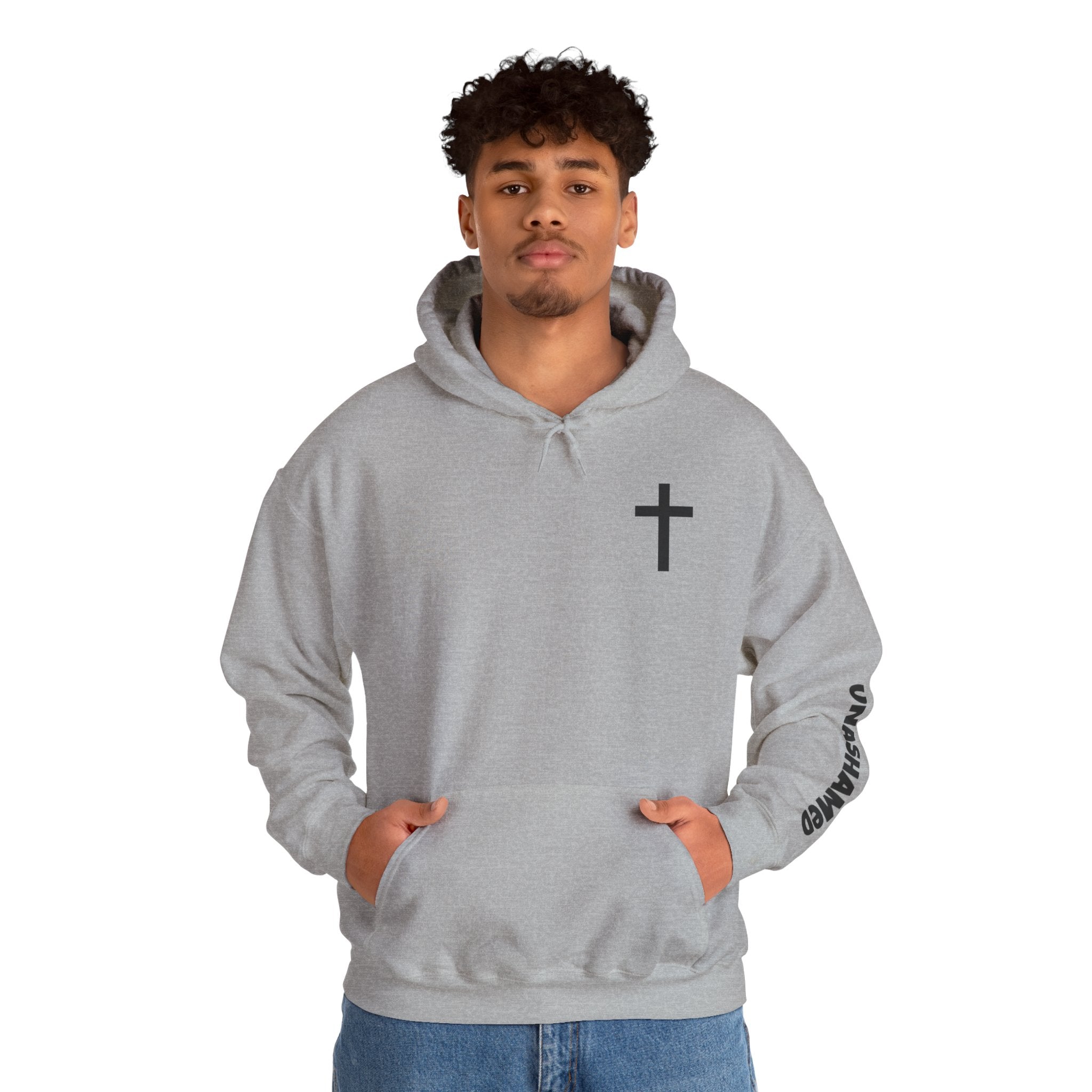 Men & Women Hoodie (Unisex) - Revolation 1: 8 Cross Hoodie | Bible Verse Scripture